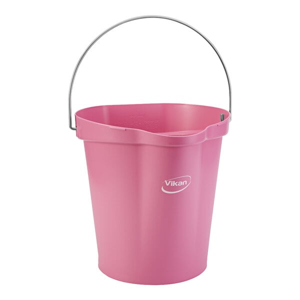 Vikan 3 Gallon Hygiene Bucket - Pink
