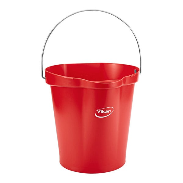 Vikan 3 Gallon Hygiene Bucket - Red