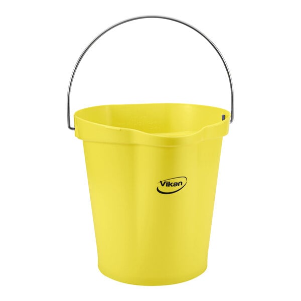 Vikan 3 Gallon Hygiene Bucket - Yellow