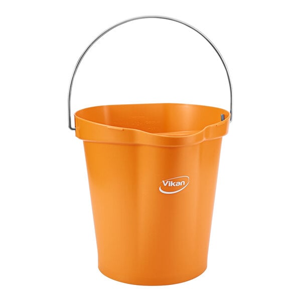 Vikan 3 Gallon Hygiene Bucket - Orange
