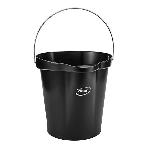 Vikan 3 Gallon Hygiene Bucket - Black