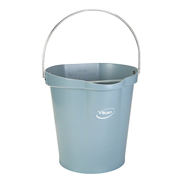 Vikan 3 Gallon Hygiene Bucket - Grey