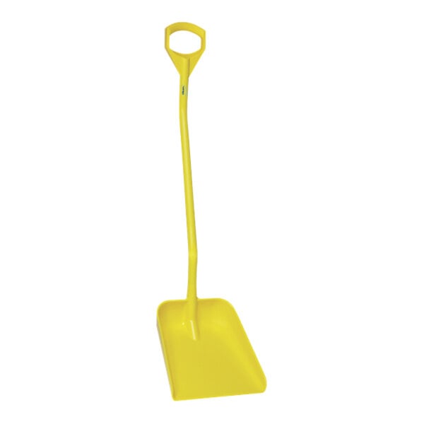 Vikan 14" Wide Ergonomic Shovel - Yellow