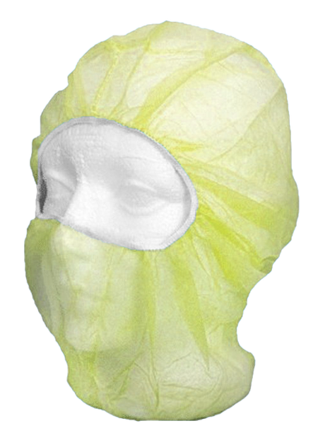 IFI Hooded Bouffant Caps - Yellow