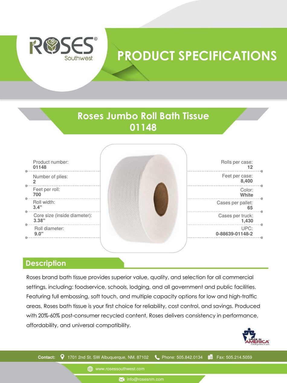 Jr. Jumbo Toilet Paper