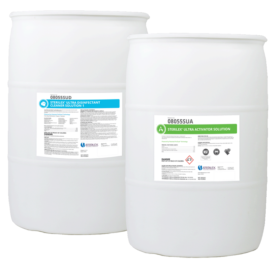 Sterilex Ultra Disinfectant Cleaner Solution 1 + Ultra Activator Solution