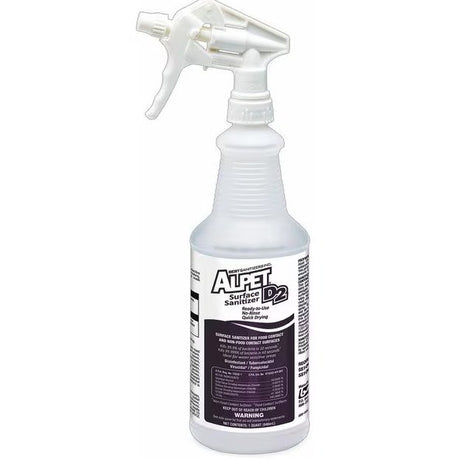 Alpet D2 Sanitizer Spray – 12 quarts/case
