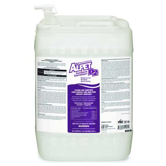 Alpet D2 Surface Sanitizer – 55 gallon/drum