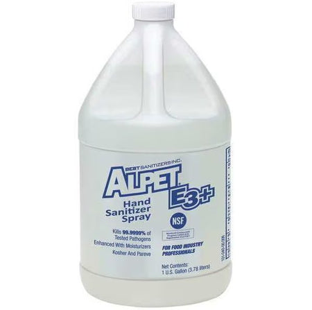 Alpet E3+ Hand Sanitizer Gallon – 4 gallon/case