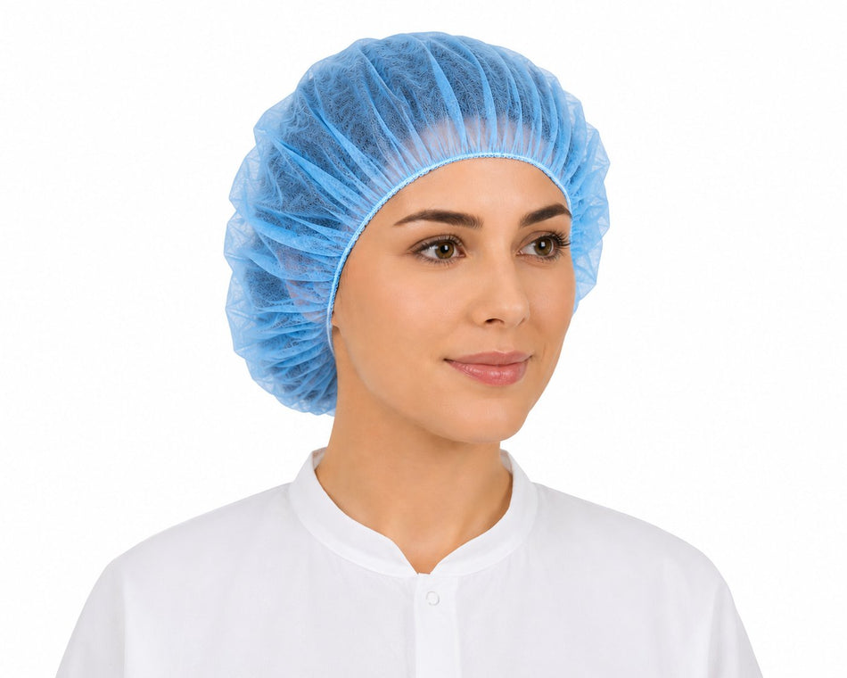 IFI Bouffant Caps – Blue 24"