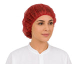 IFI Bouffant Caps – Red 24"