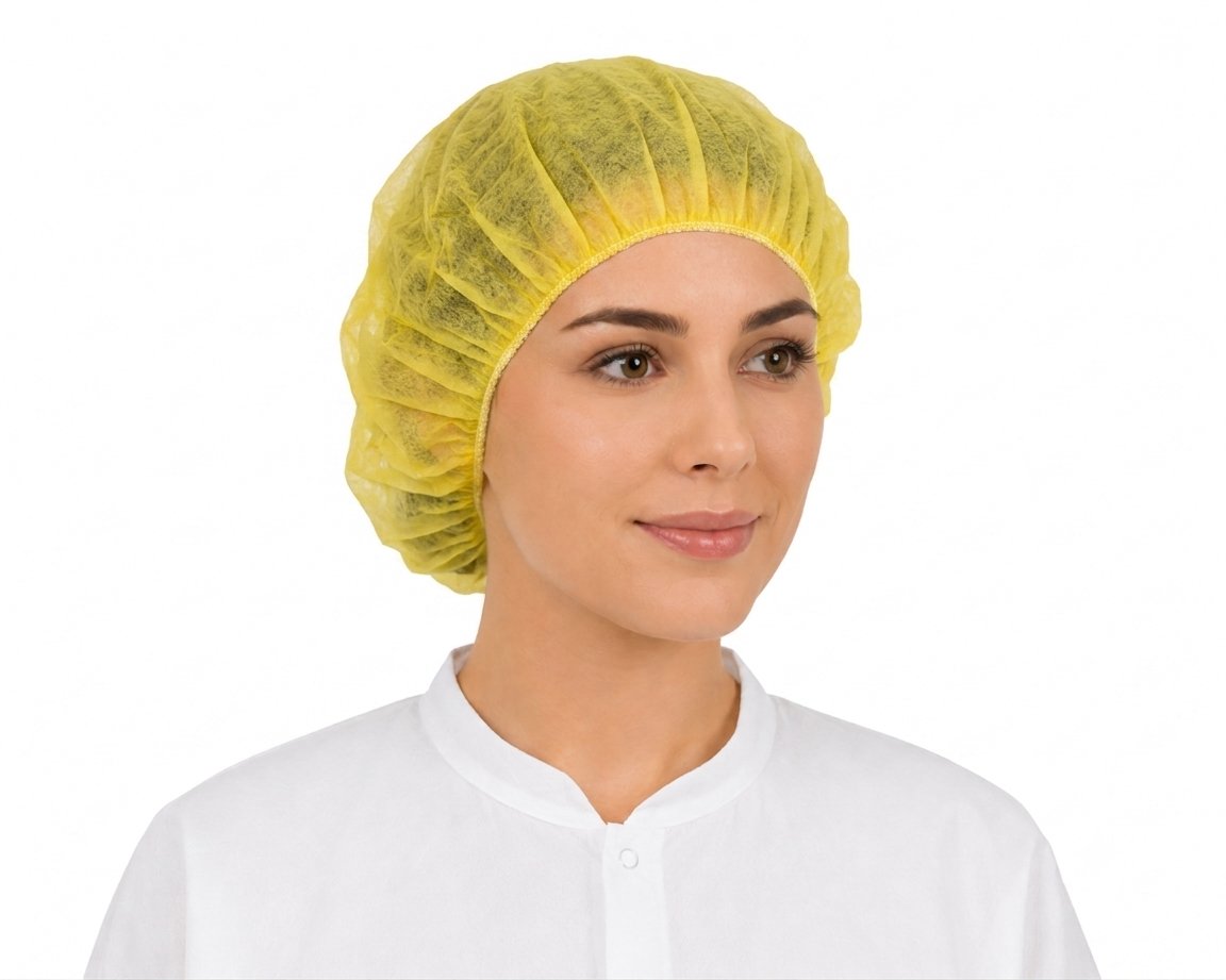 IFI Bouffant Caps – Yellow 24"