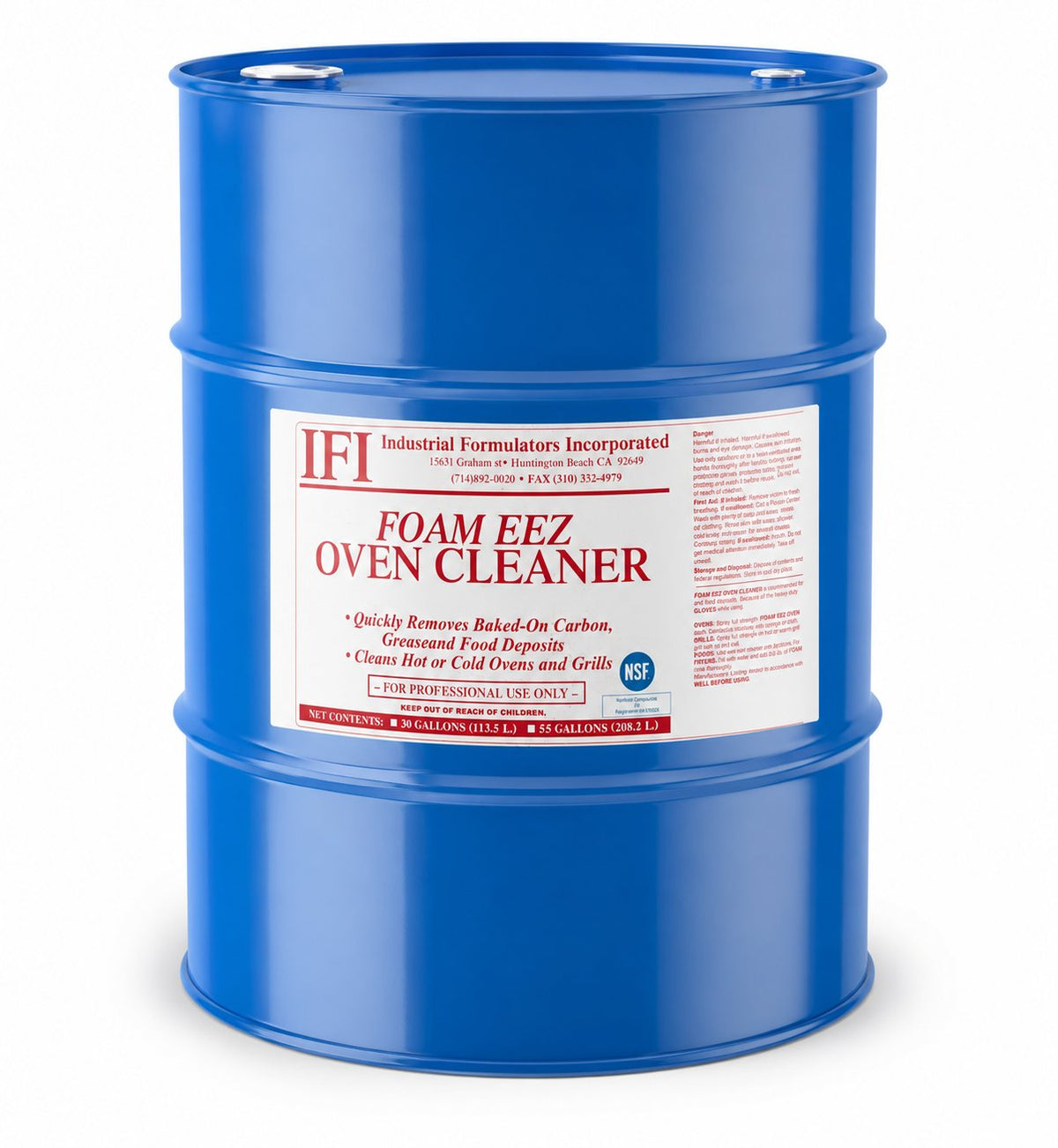 Foam-Eez Oven Cleaner – 55 gallon/drum