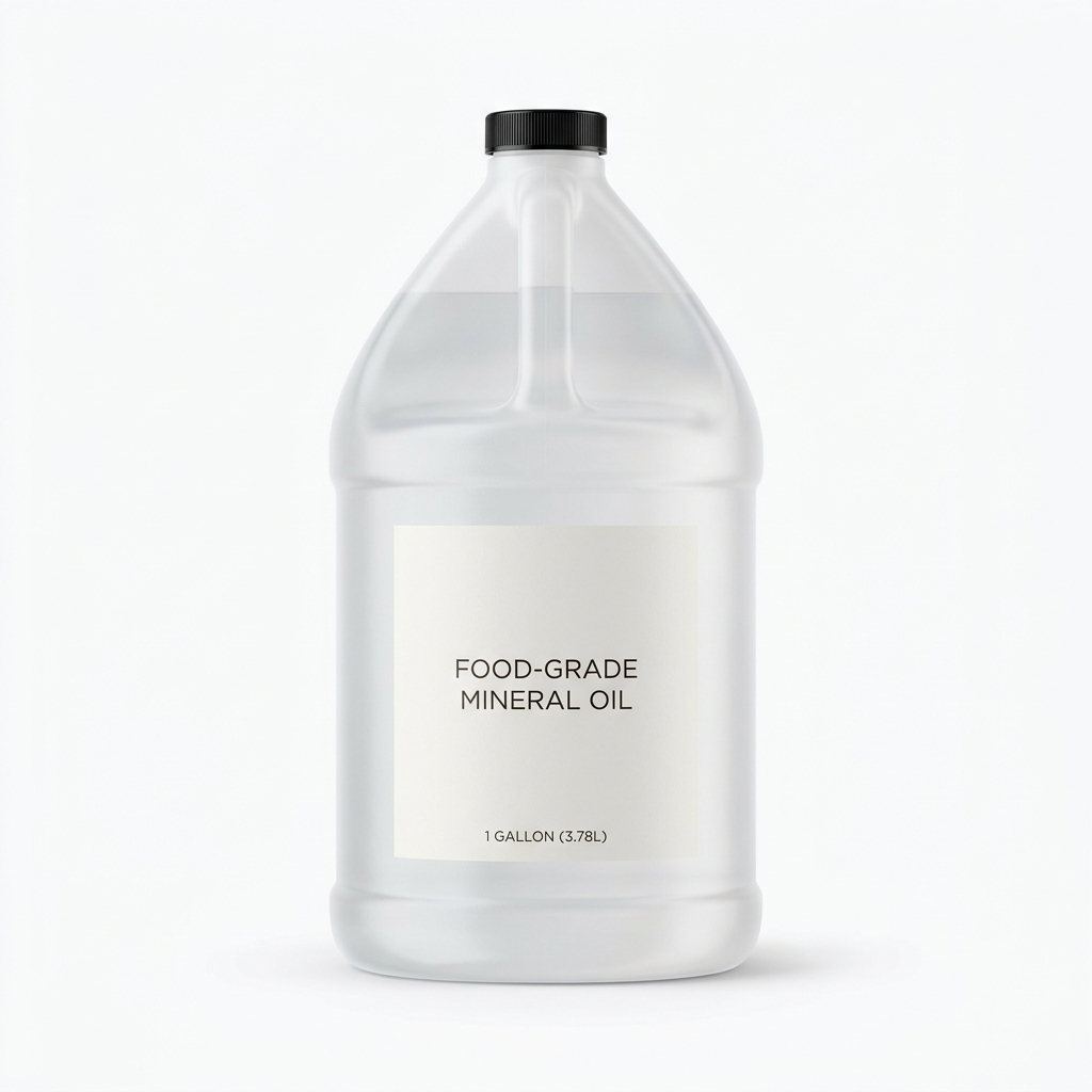 Mineral Oil 380, food-grade, one-gallon jug