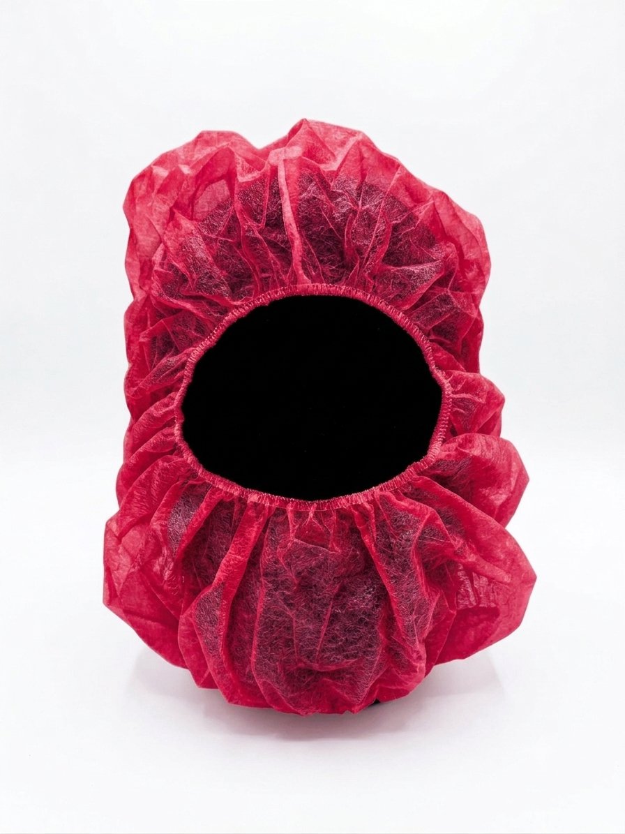 IFI Hooded Bouffant Caps – Red