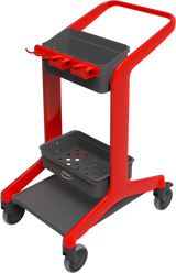 Vikan HyGo Mobile Cleaning Station - Red