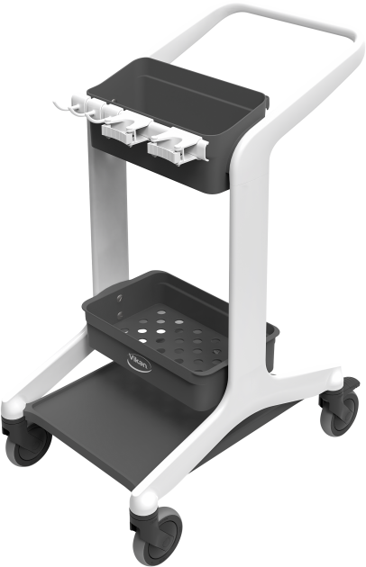 Vikan HyGo Mobile Cleaning Station - White