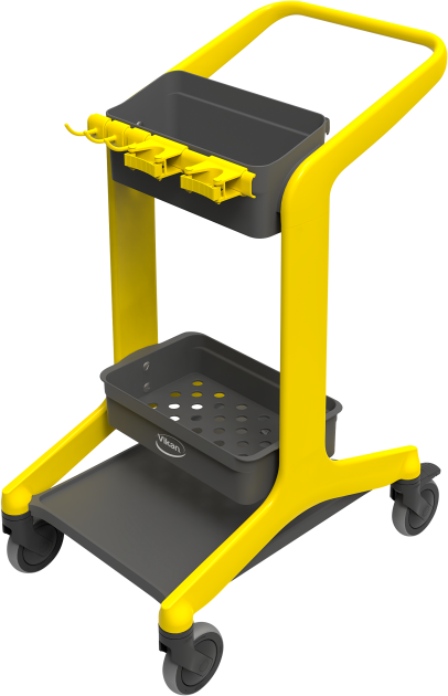 Vikan HyGo Mobile Cleaning Station - Yellow