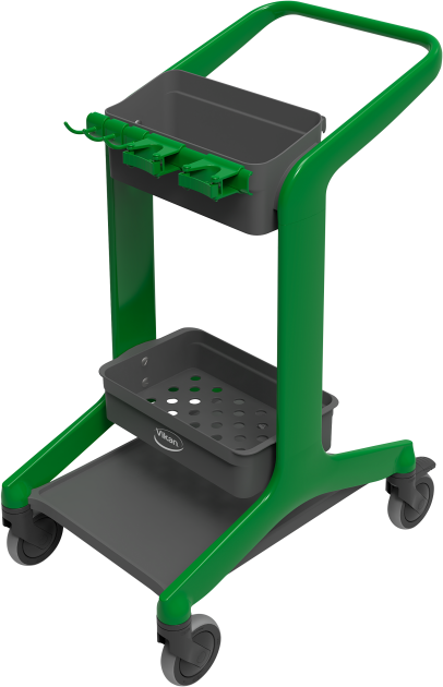 Vikan HyGo Mobile Cleaning Station - Green