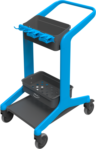 Vikan HyGo Mobile Cleaning Station - Blue